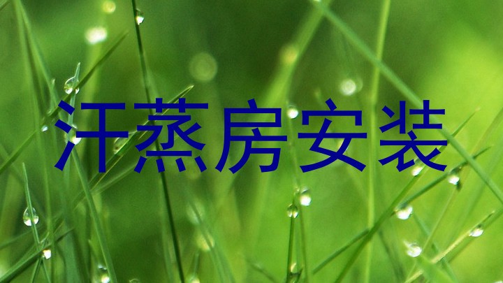 汗蒸房安装
