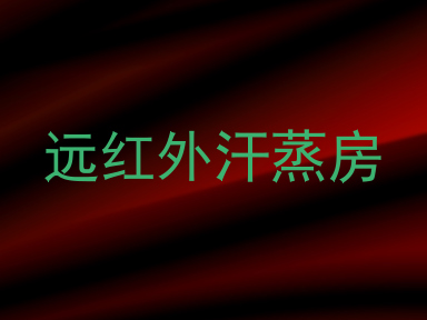 远红外汗蒸房