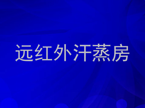 远红外汗蒸房