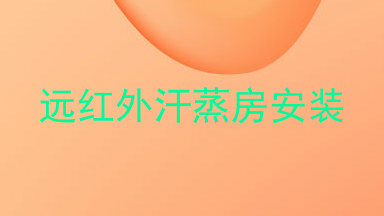 远红外汗蒸房安装