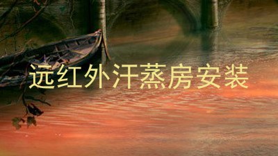 远红外汗蒸房安装
