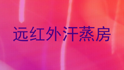 远红外汗蒸房