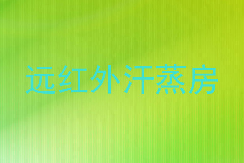 远红外汗蒸房