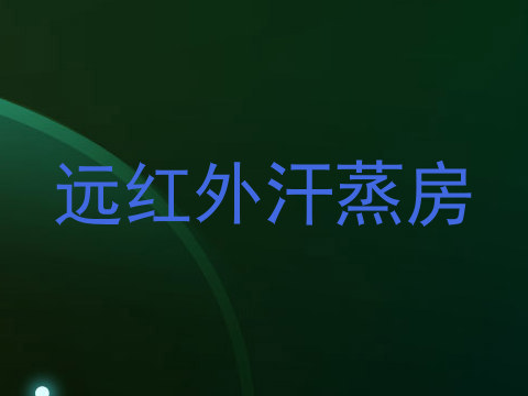 远红外汗蒸房