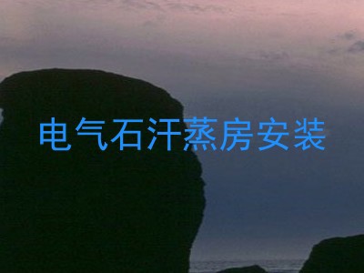 电气石汗蒸房安装