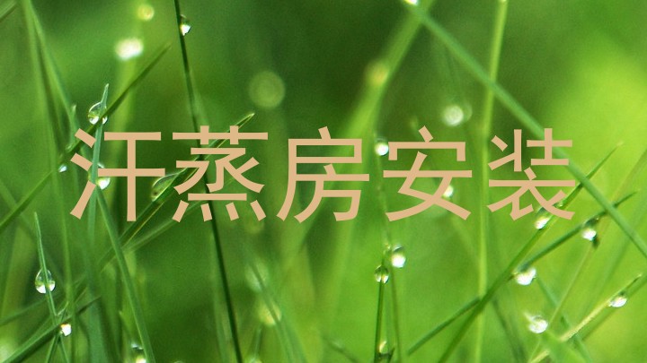 汗蒸房安装