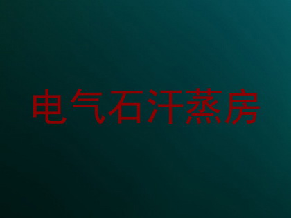 电气石汗蒸房