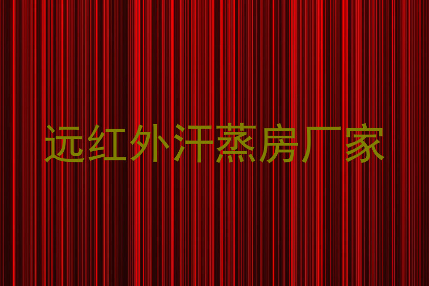 远红外汗蒸房厂家