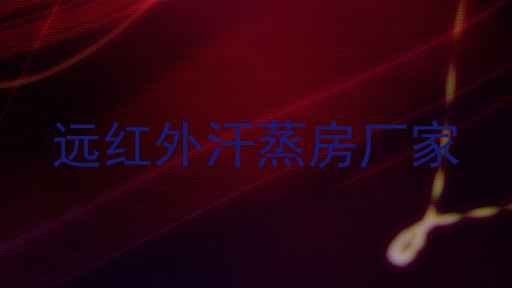 远红外汗蒸房厂家