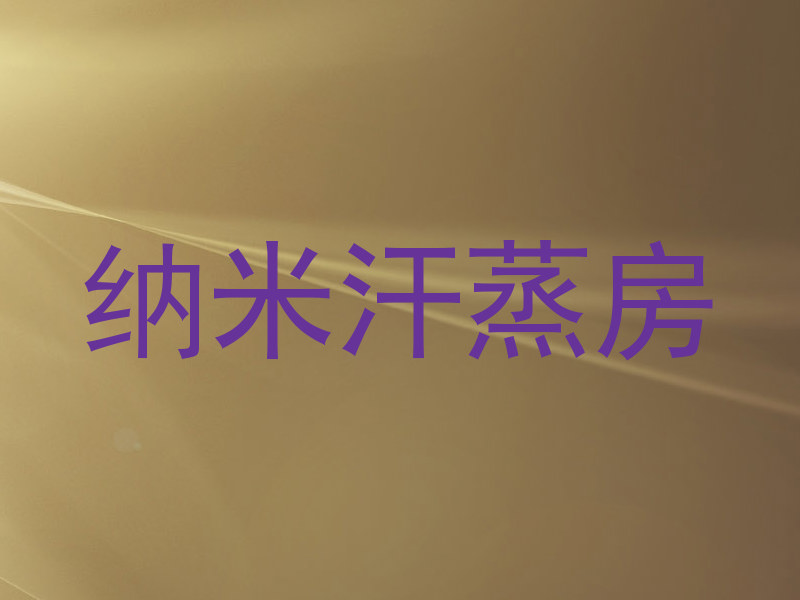 纳米汗蒸房