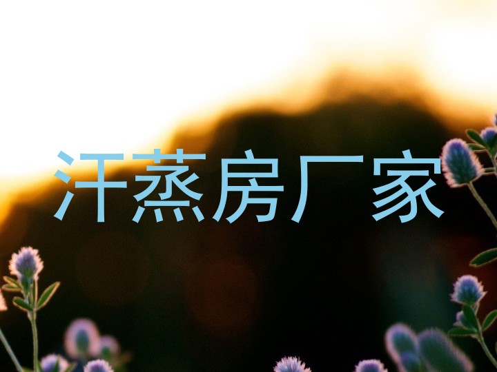 汗蒸房厂家