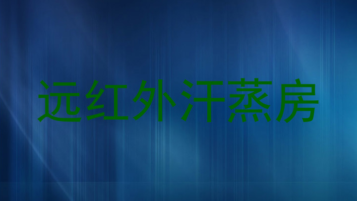 远红外汗蒸房