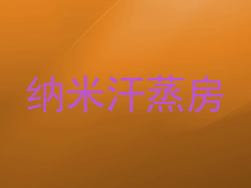 纳米汗蒸房