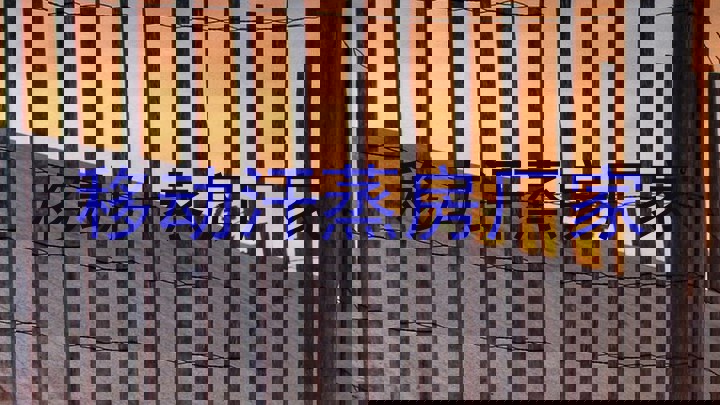 移动汗蒸房厂家