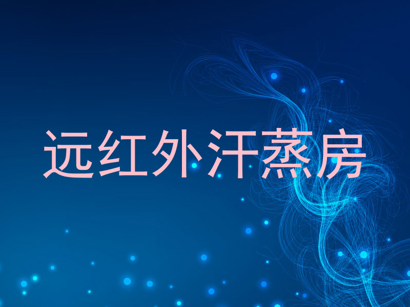 远红外汗蒸房