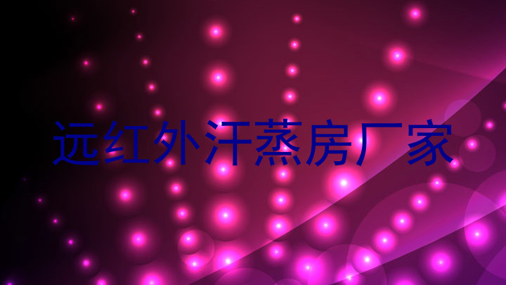 远红外汗蒸房厂家