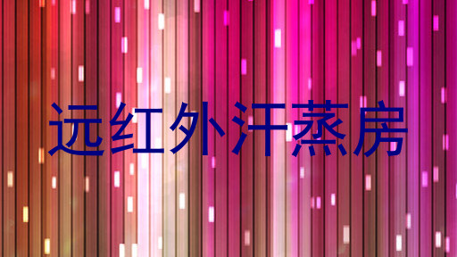 远红外汗蒸房