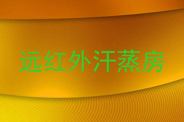 远红外汗蒸房
