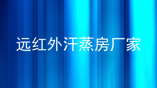 远红外汗蒸房厂家