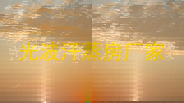 光波汗蒸房厂家
