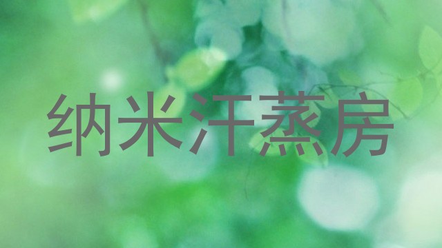 纳米汗蒸房