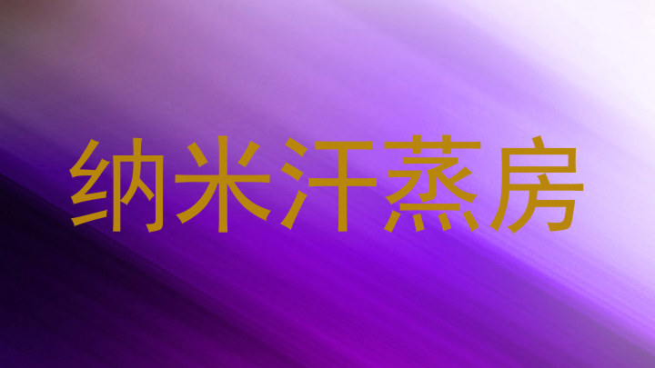 纳米汗蒸房