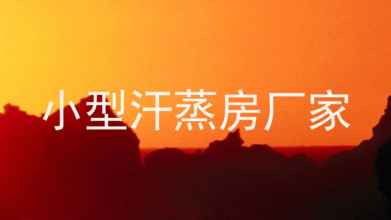 小型汗蒸房厂家