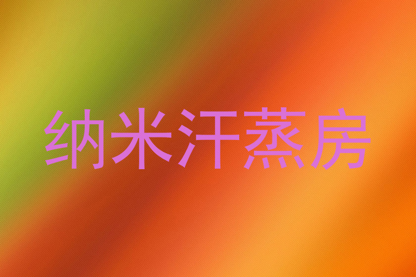 纳米汗蒸房
