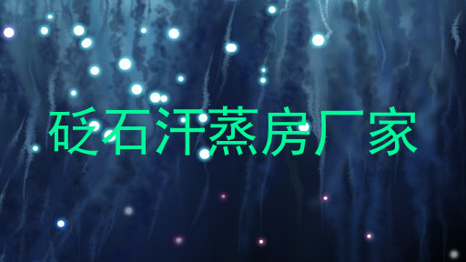 砭石汗蒸房厂家