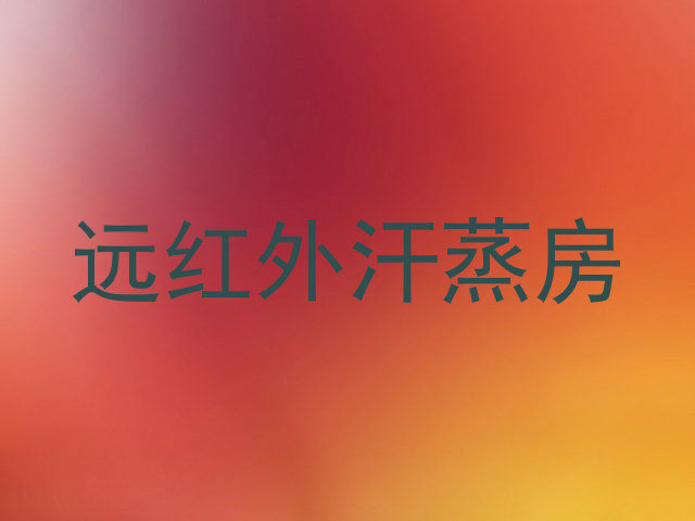 远红外汗蒸房