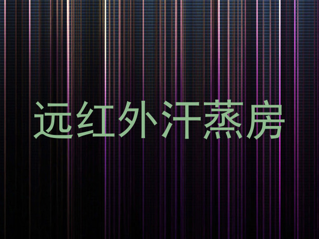 远红外汗蒸房