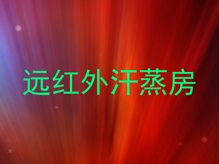 远红外汗蒸房