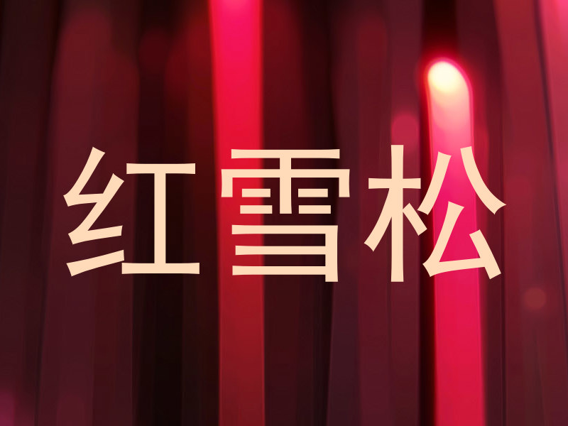 红雪松