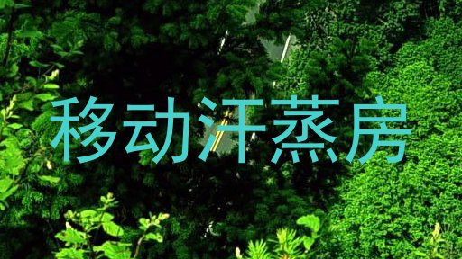 移动汗蒸房