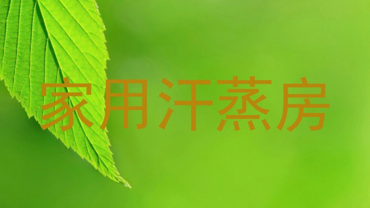 家用汗蒸房