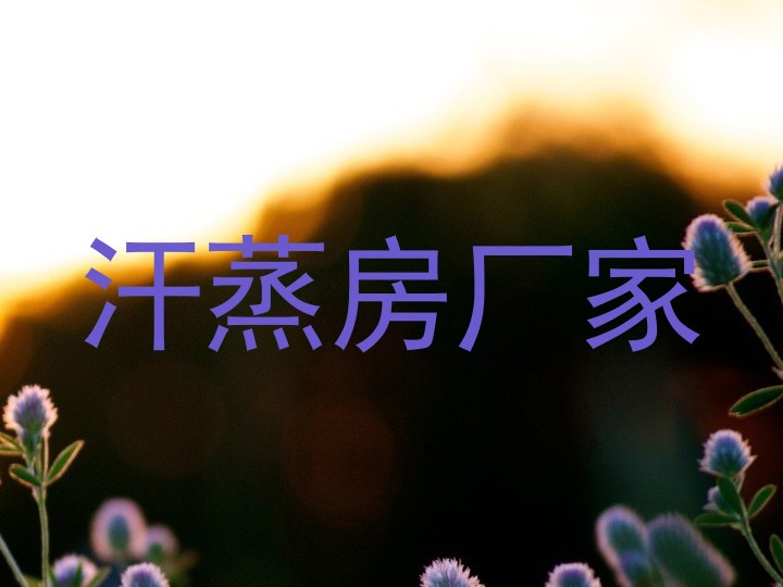 汗蒸房厂家