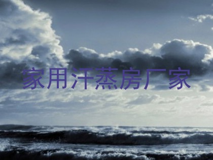 家用汗蒸房厂家