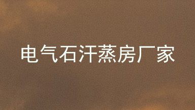 电气石汗蒸房厂家