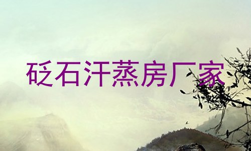 砭石汗蒸房厂家