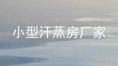 小型汗蒸房厂家