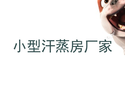 小型汗蒸房厂家