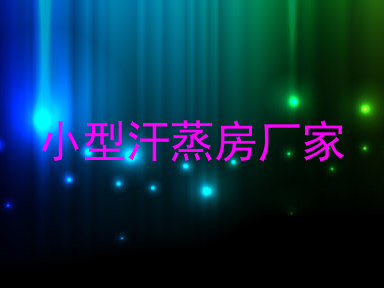 小型汗蒸房厂家