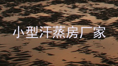 小型汗蒸房厂家