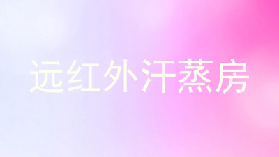 远红外汗蒸房