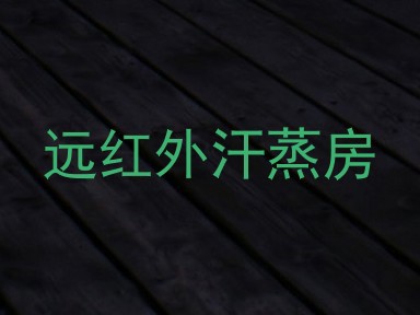 远红外汗蒸房