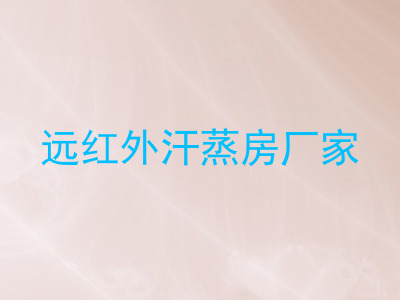 远红外汗蒸房厂家