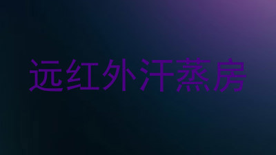 远红外汗蒸房