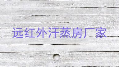 远红外汗蒸房厂家