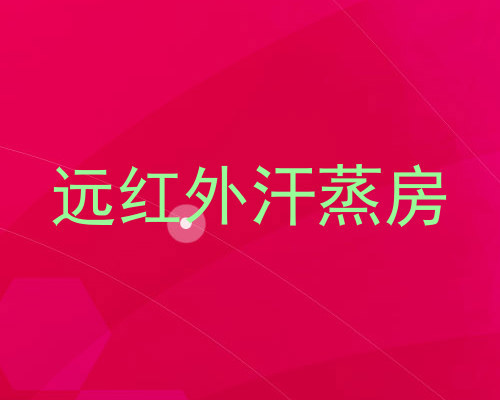 远红外汗蒸房