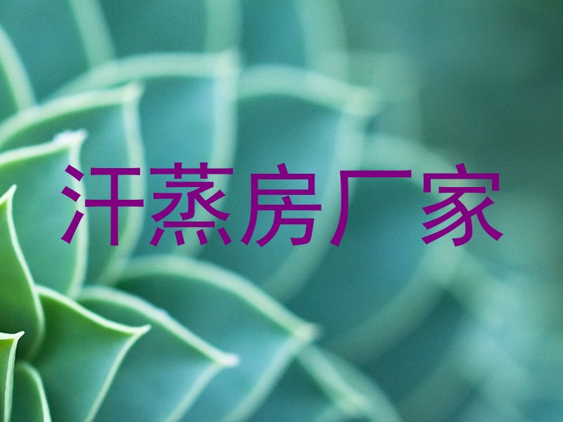 汗蒸房厂家